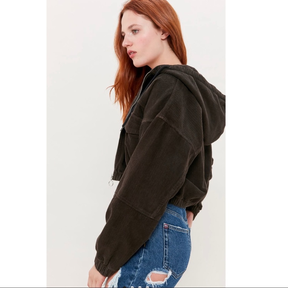 NEW Urban Outfitters Black BDG Corduroy Jacket